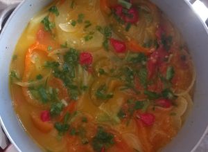Foto de Moqueca vegana de mamão verde