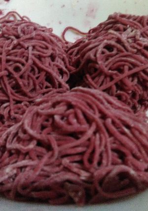 Foto resep Mie homemade ungu