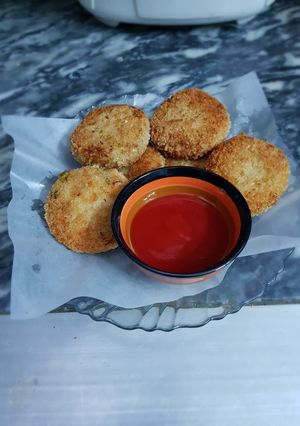 A picture of Chicken cheese kabab.