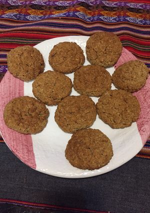Una foto de Galletas de avena canela y miel