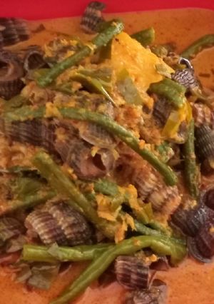 Foto resep Gulai siput kacang panjang