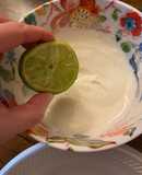 Lime sour cream