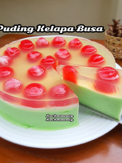 Foto resep 133.Puding Kelapa Busa