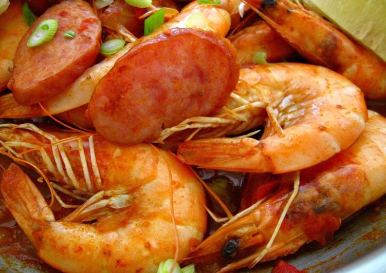 Recipe of Homemade Cajun-Inspired Shrimp &amp; Sausage