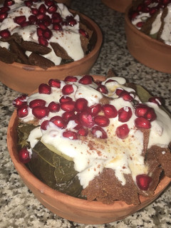 صورة لوصفة فتة ورق عنب