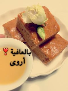 صورة لوصفة كيكة التمر بدون بيض