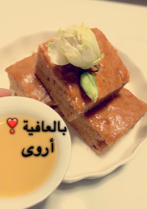 صورة لوصفة كيكة التمر بدون بيض
