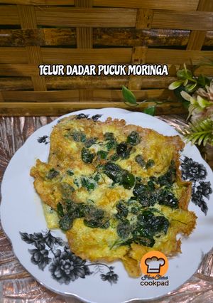Gambar Telur dadar pucuk moringa