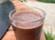 A picture of cocoa smoothie