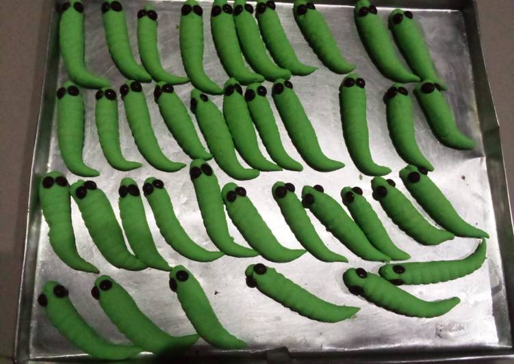 Recipe: Yummy Kuker ulat daun 3 bahan