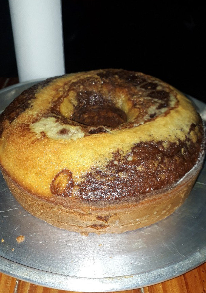 Una foto de Torta matera marmolada