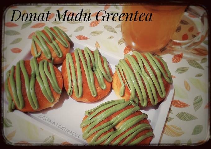Yuk intip, Resep gampang bikin Donat madu greentea yang sesuai selera