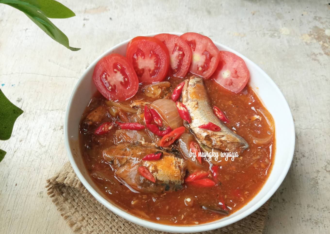 Sarden pedas (menu simpel untuk sahur)