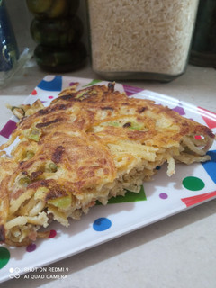 Una foto de Tortilla de pasta amanecida