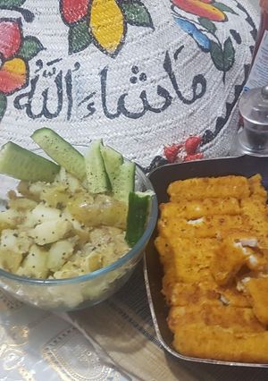 A picture of Shortcut fish and potato wedges !.
