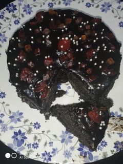 आटा चॉकलेट केक (atta chocolate cake recipe in Hindi) रेसिपी मुख्य फोटो