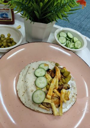 صورة لوصفة ساندويش المقالي 🥔🍆