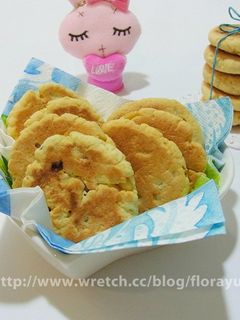 用平底鍋烤餅乾--松子葡萄乾餅乾 的食譜成品照片