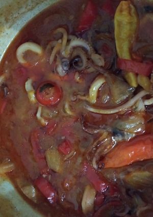 Foto resep Cumi Tuna Asam Pedas