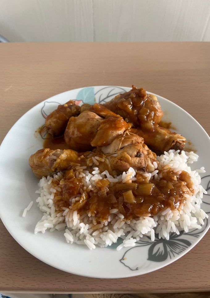 Una foto de Pollo a la Cola-Cola