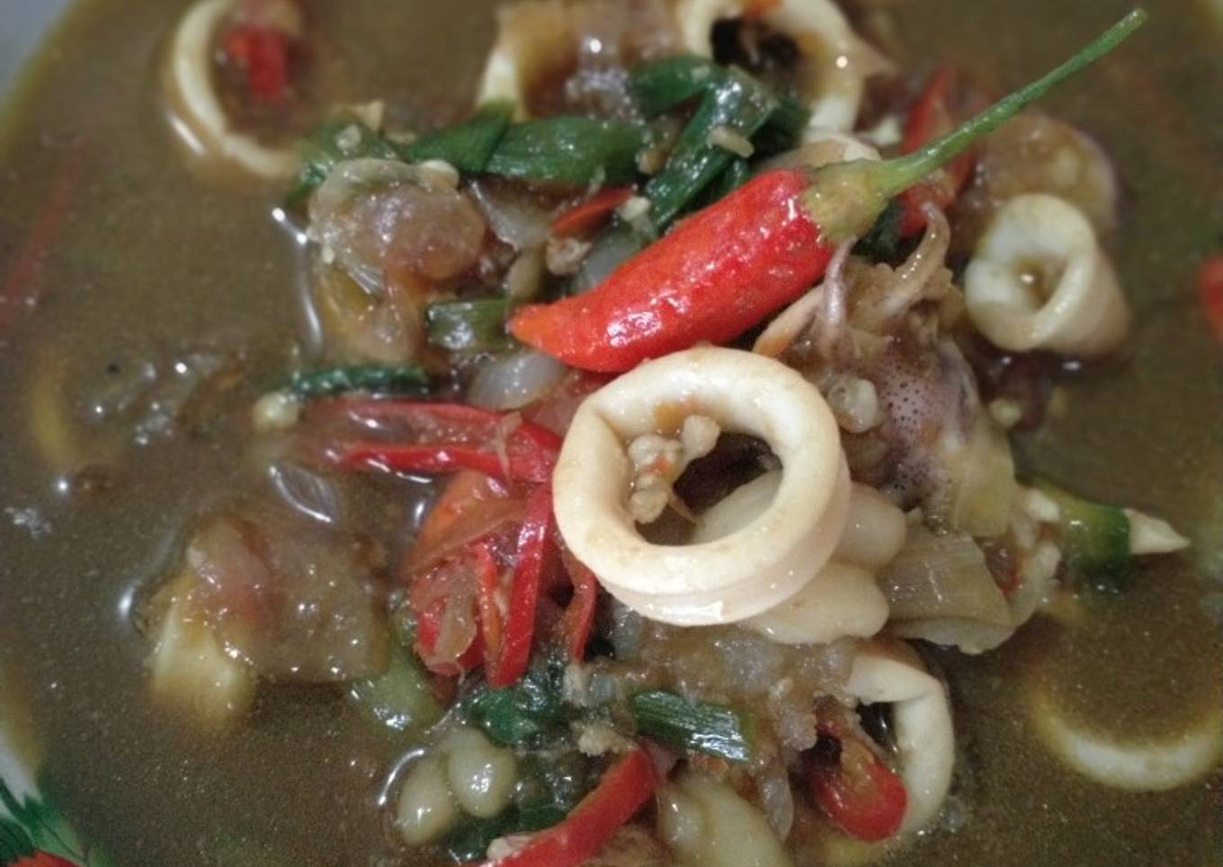Tumis cumi pedas