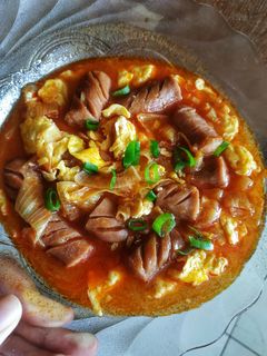 Foto resep Sosis & telur asam manis