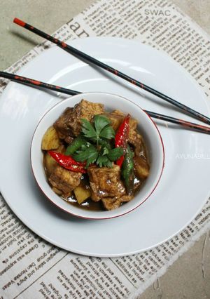 Foto resep Tahu kecap lada hitam #PR_recookmasakanawalanT