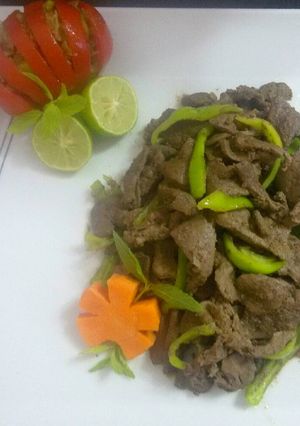 صورة لوصفة كبدة اسكندراني
