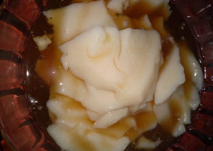 Kembang tahu kuah jahe