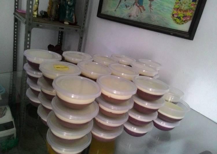 Puding coklat cup untuk goodie bag