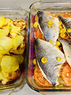 Una foto de Dorada al horno