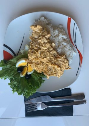 Una foto de Ají de gallina