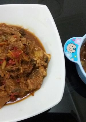 Foto resep Gongso Daging ala Manda