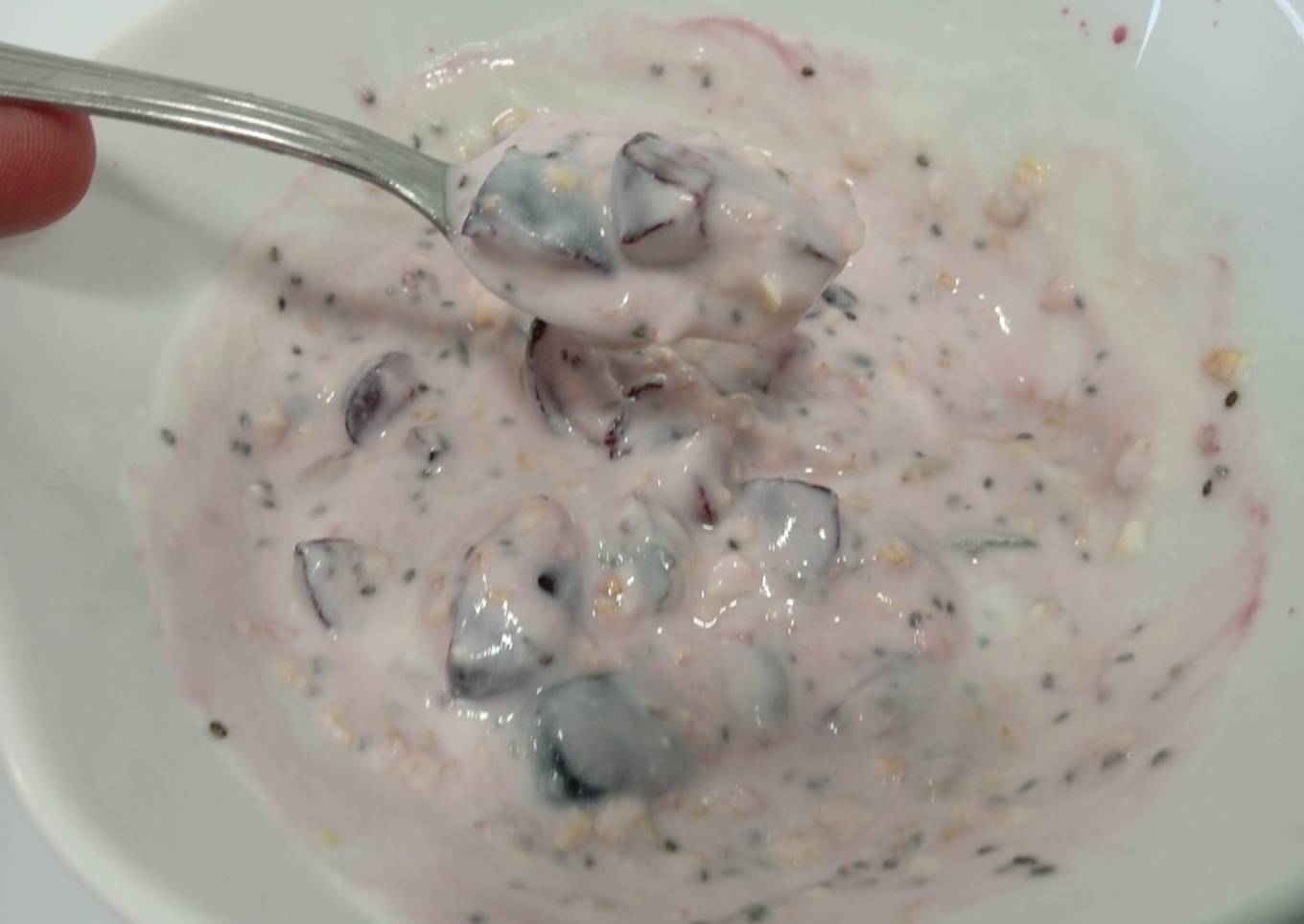 Copos con fruta y yogurt