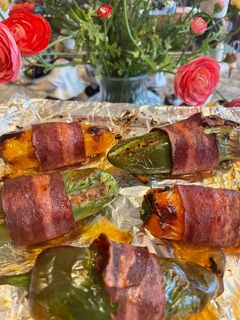 A picture of Bacon-Wrapped Stuffed Peppers.