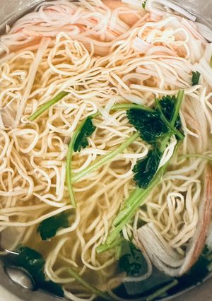 香菜豆乾絲湯 的食譜成品照片