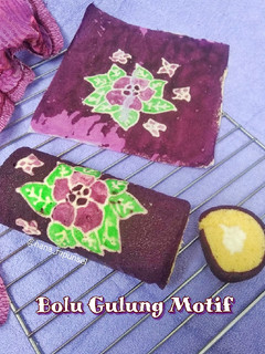 Foto resep Bolu Gulung Motif Batik