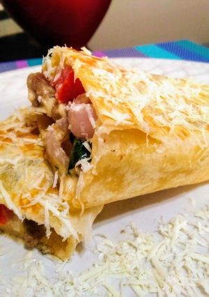 Una foto de Shawarma de Cerdo 👍🇵🇪