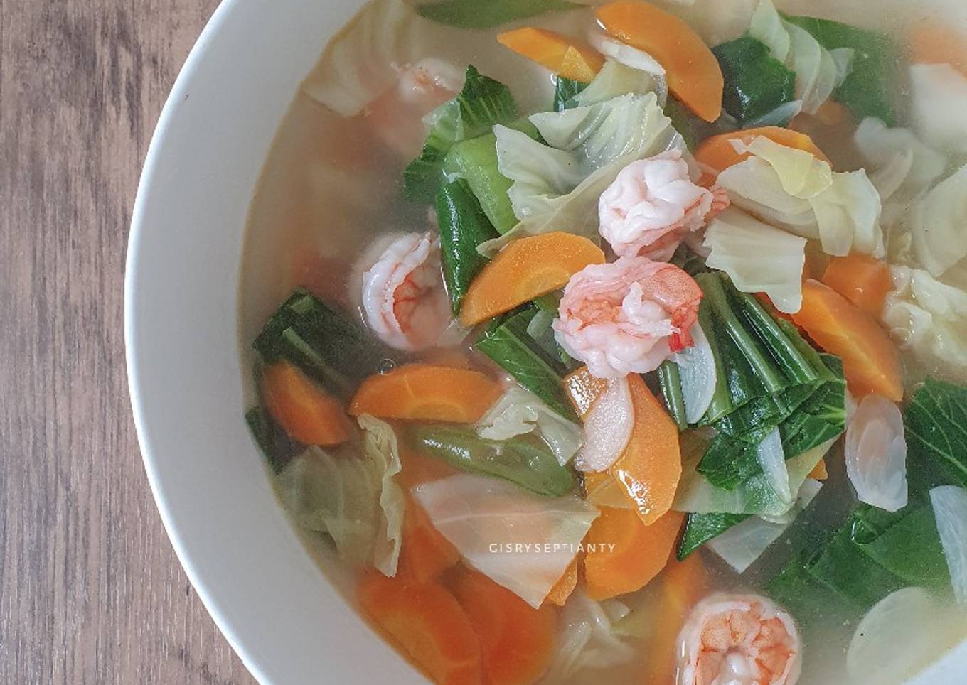 Capcay Kuah Udang