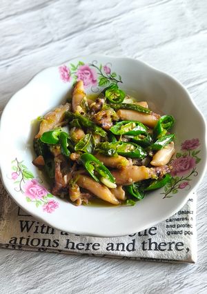 Foto resep Cumi Asin Cabe Ijo