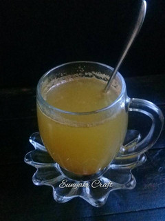 A picture of Lemon, Ginger, Turmeric and Honey Morning Detox and Healing Drin.