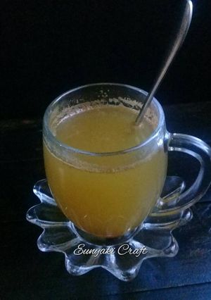 A picture of Lemon, Ginger, Turmeric and Honey Morning Detox and Healing Drin.