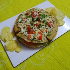 A picture of Bombay chapati sandwich.