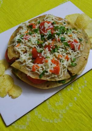 A picture of Bombay chapati sandwich.