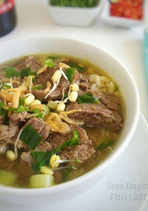 Foto resep Soto Daging Kuah Bening