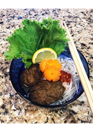 Hình của món Bún chả 🍜.