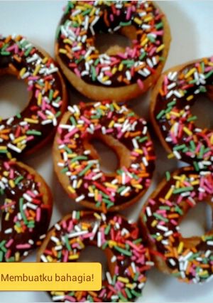 Foto resep Donat kentang warna warni