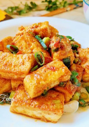金沙豆腐(簡易版) 的食譜成品照片