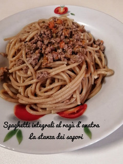 Foto di Spaghetti integrali al ragù d'anatra