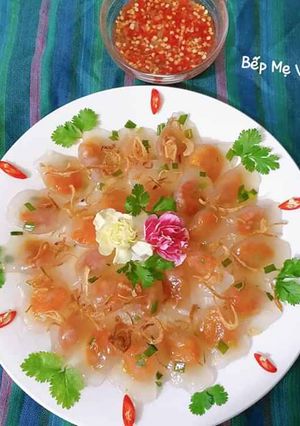 Hình của món Bánh bột lọc trần nhân tôm.